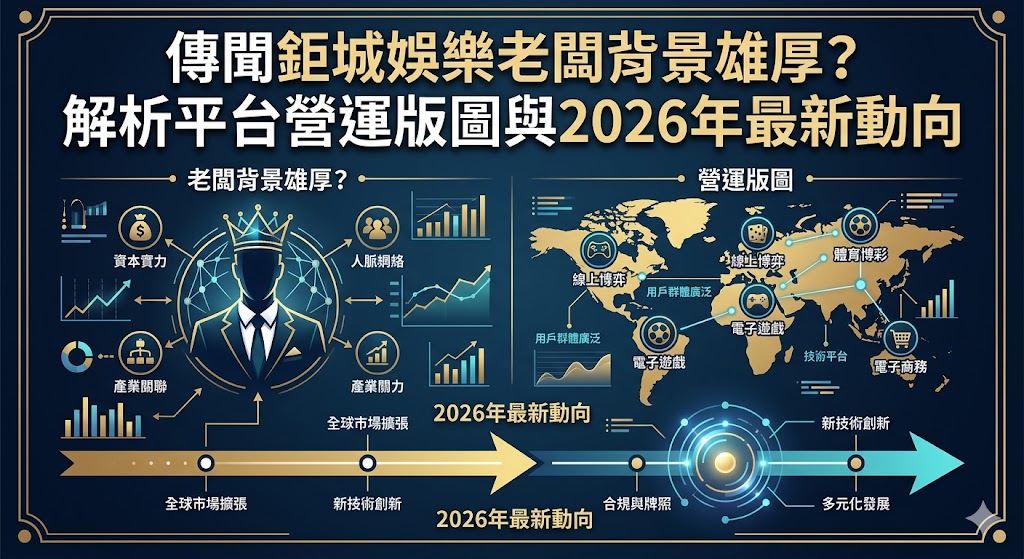 傳聞鉅城娛樂老闆背景雄厚?解析平台營運版圖與2026年最新動向